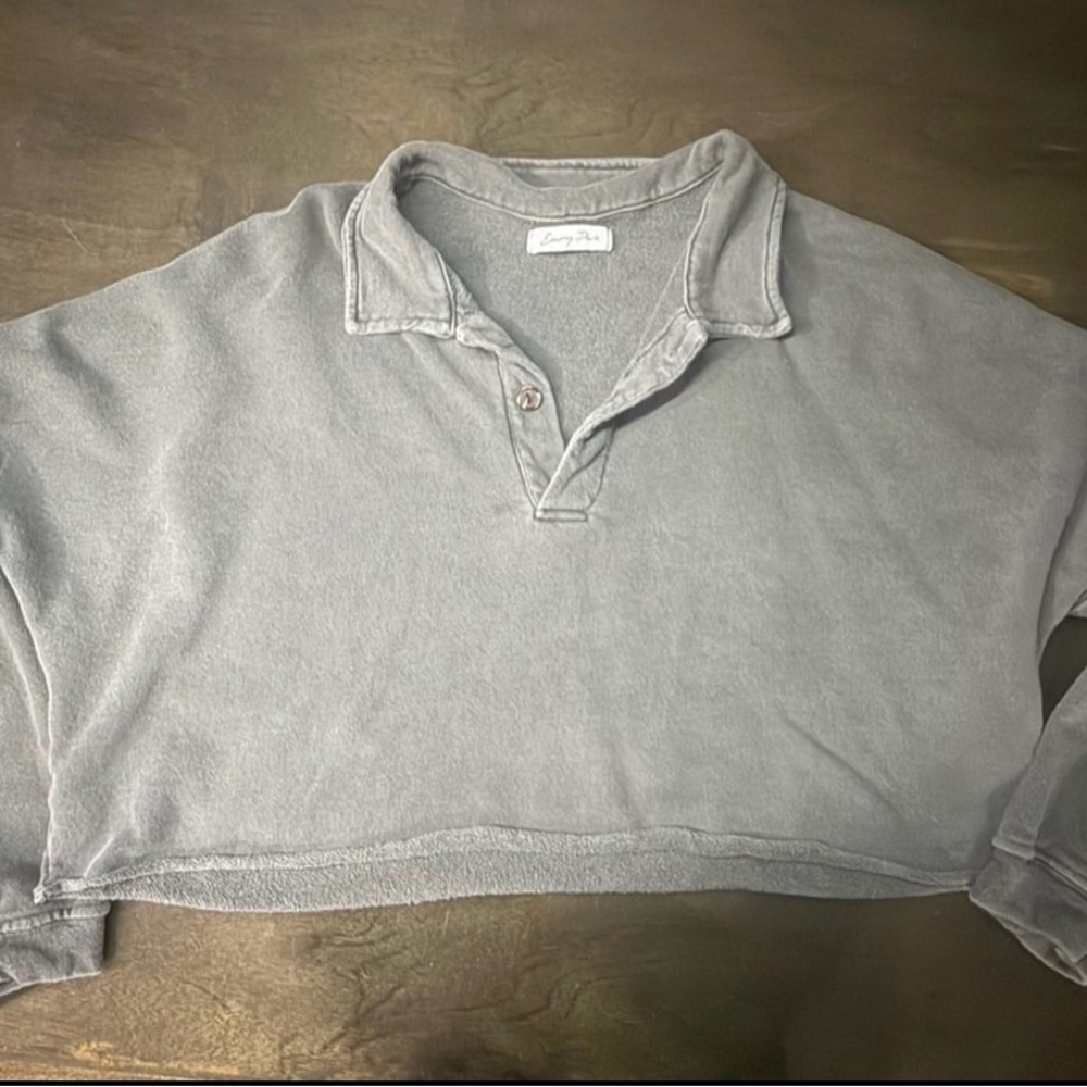 Emory Park Light Gray V-Neck Sweater